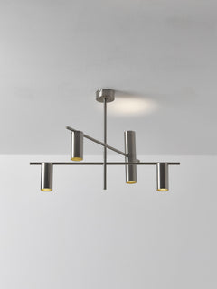 Ceiling Lamp Cassandra - Silver Coloured, Brushed