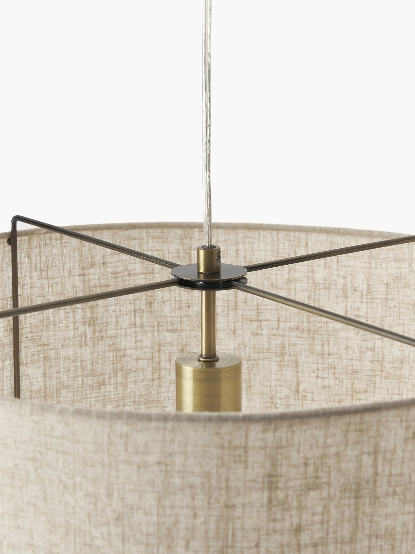 Linen Pendant Light Clouds