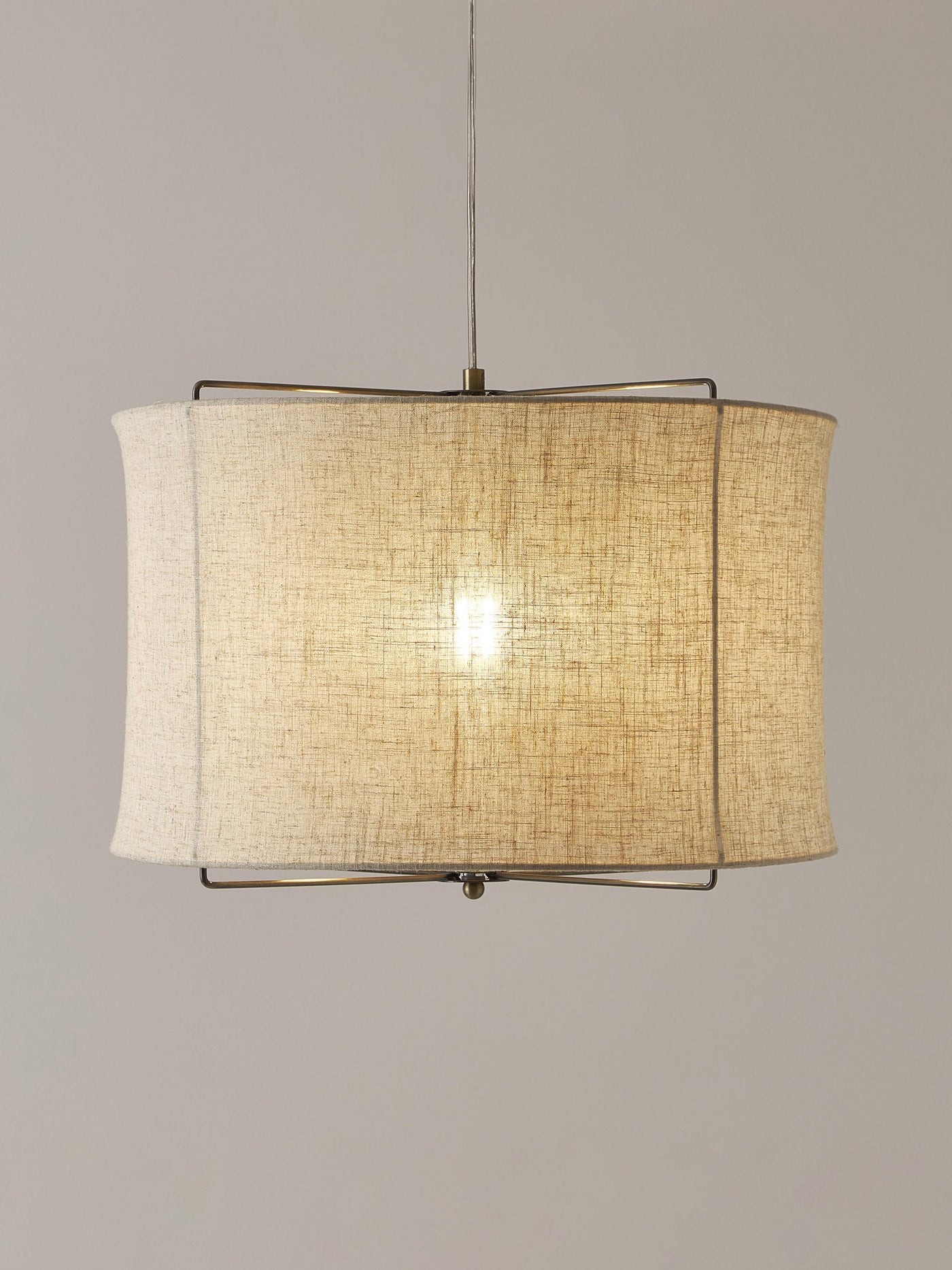 Linen Pendant Light Clouds