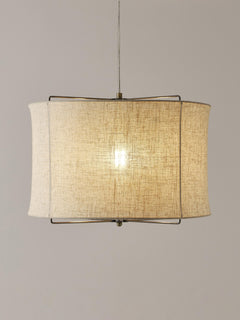 Linen Pendant Light Clouds