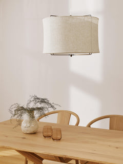 Linen Pendant Light Clouds