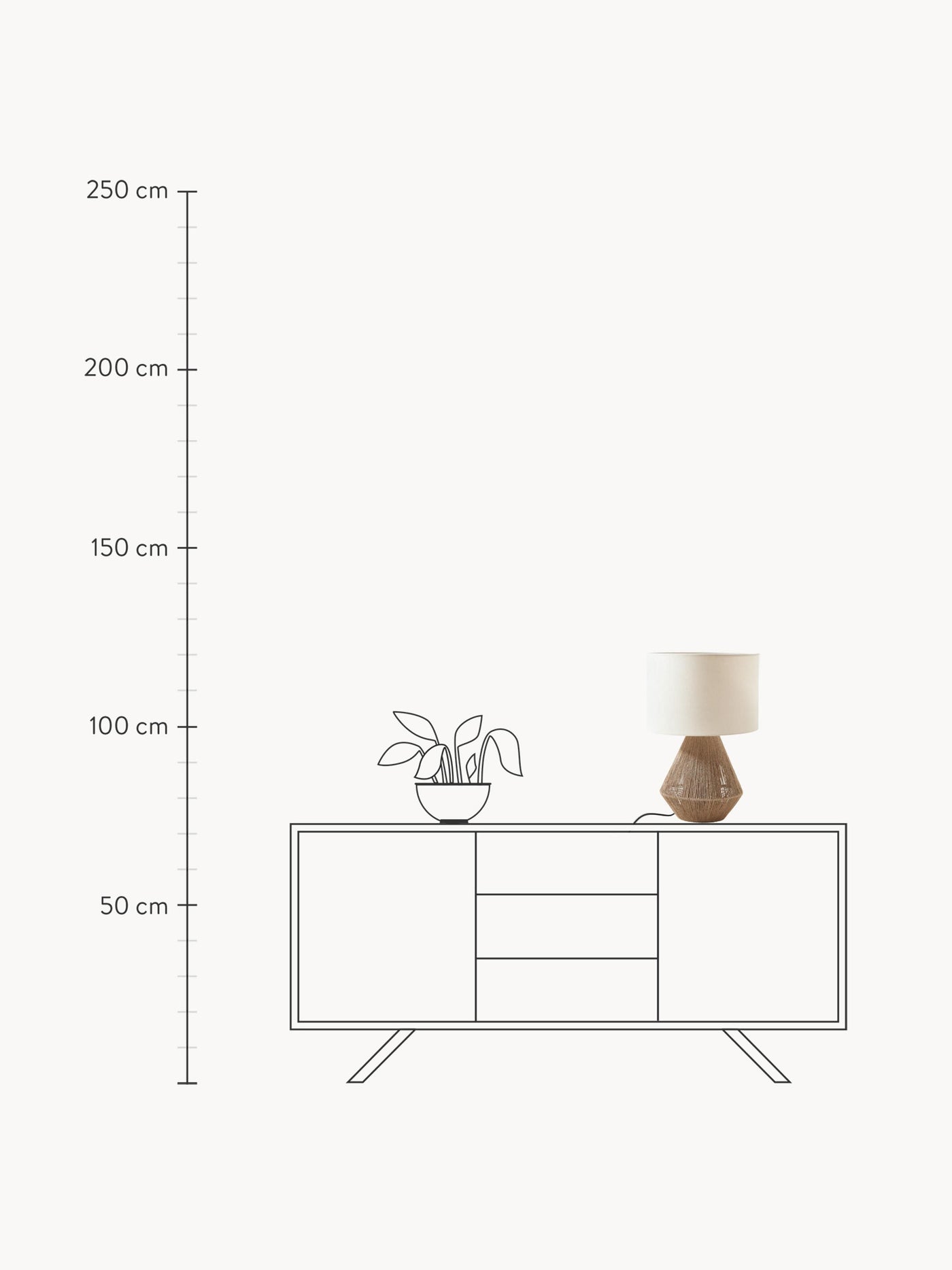 Jute Table Lamp Cecillia