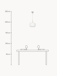 Opal Glass Pendant Light Milford