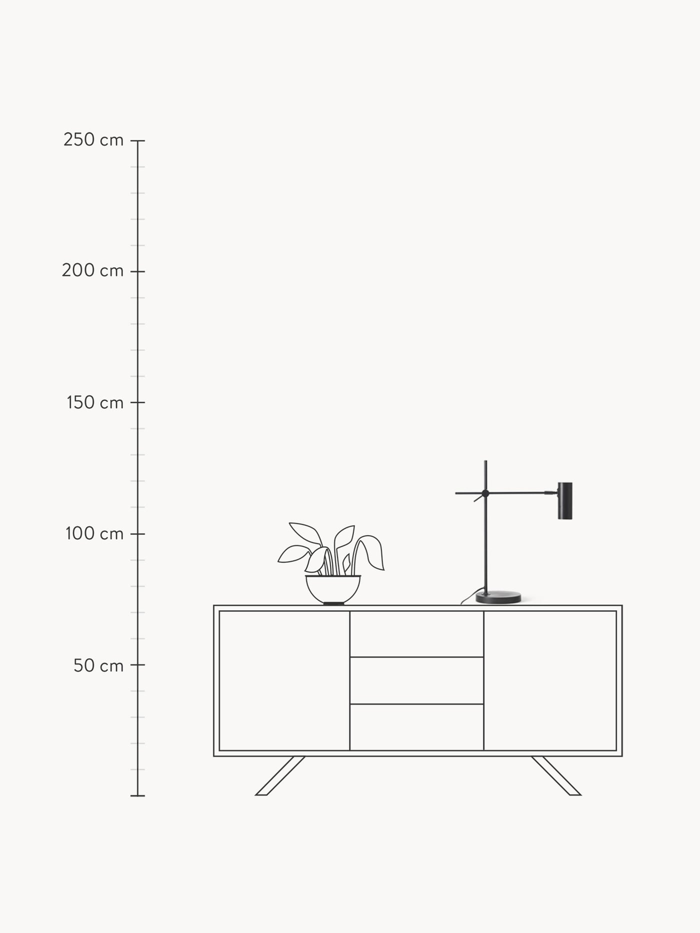 Desk Lamp Cassandra - Black
