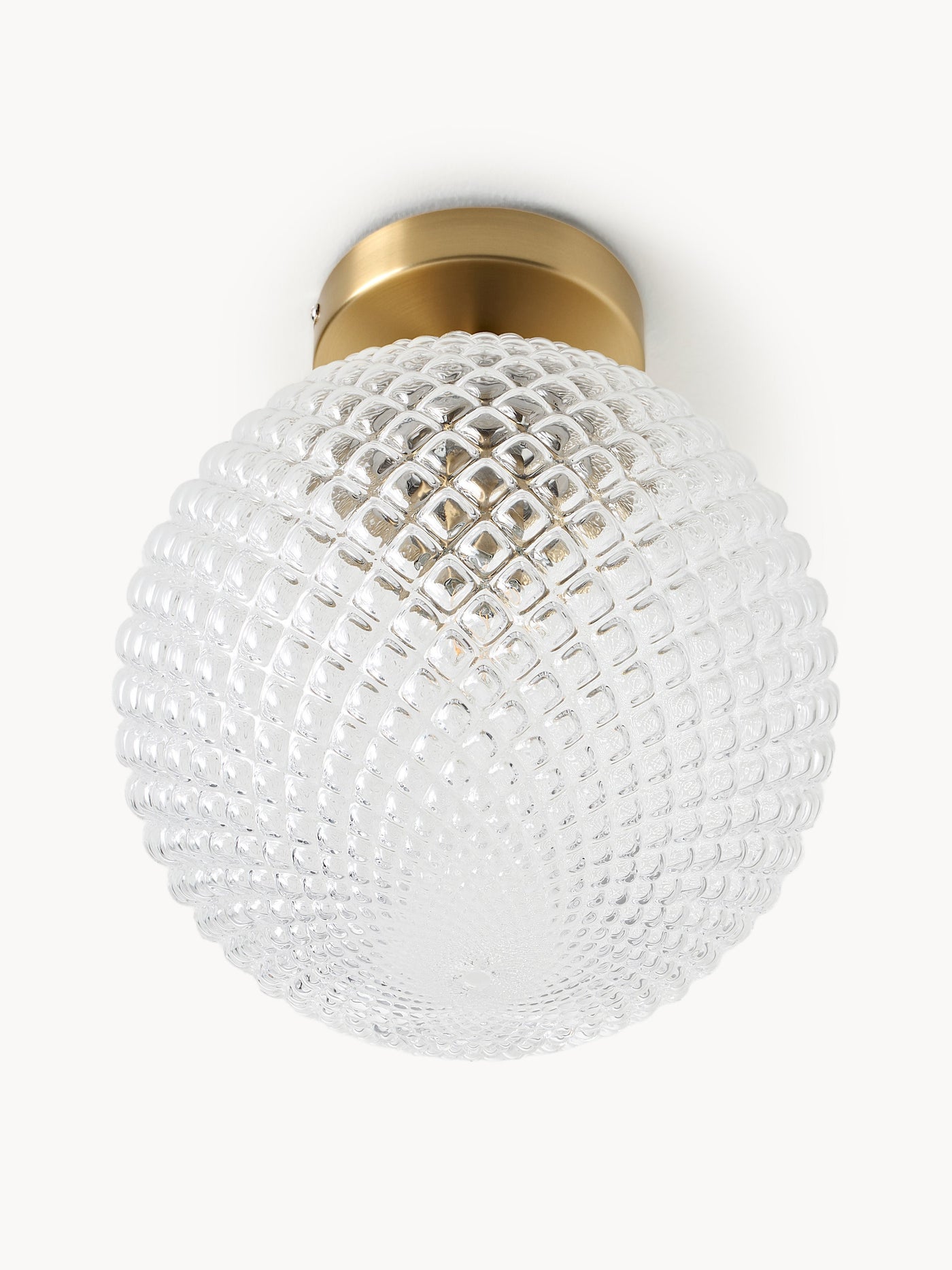 Small Glass Ceiling Lamp Lorna - Transparent