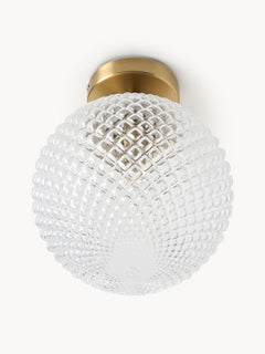 Small Glass Ceiling Lamp Lorna - Transparent