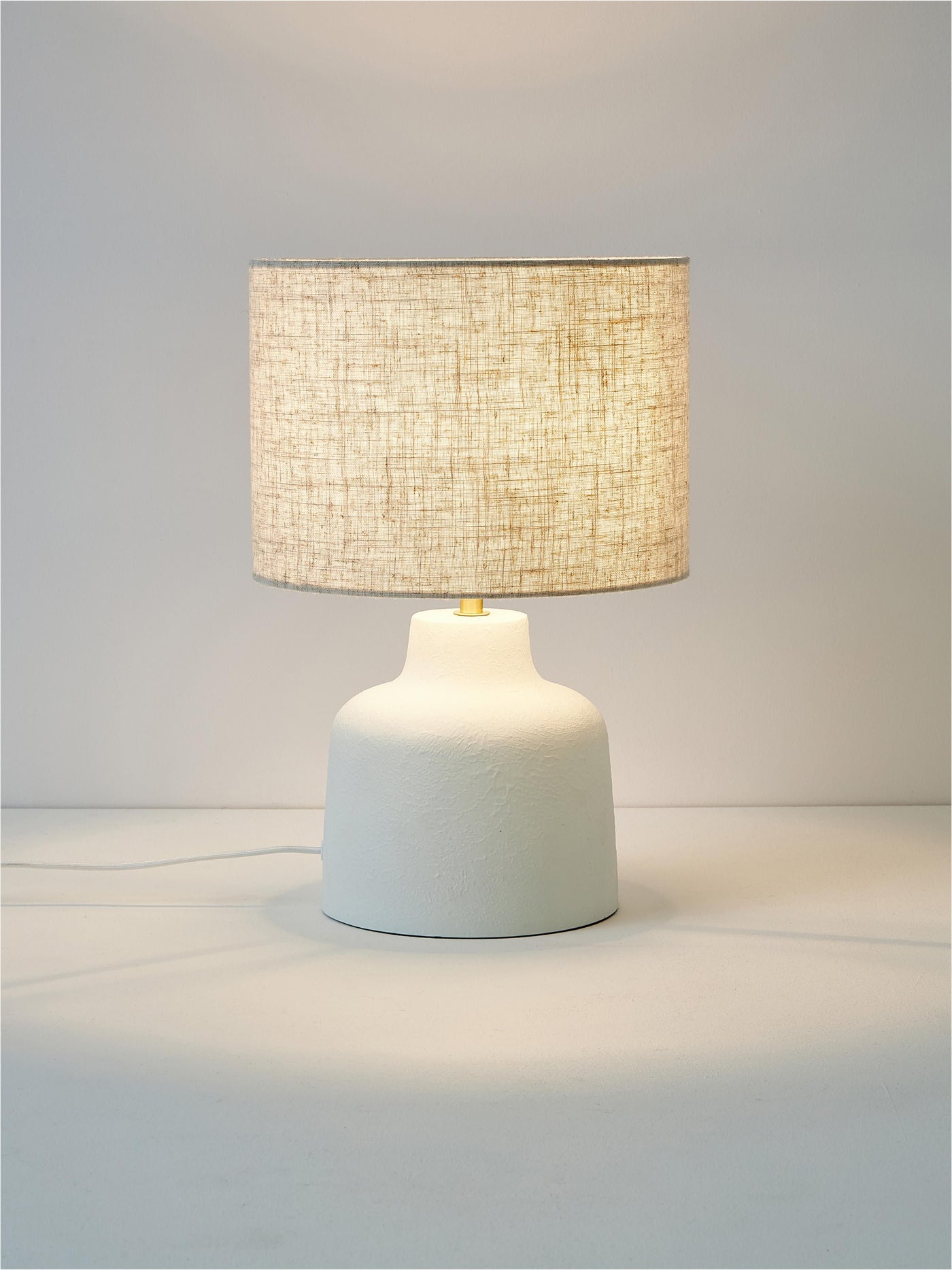 Handmade Table Lamp Ike with Concrete Base