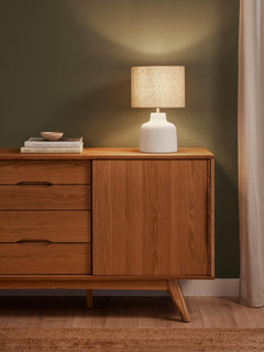 Handmade Table Lamp Ike with Concrete Base