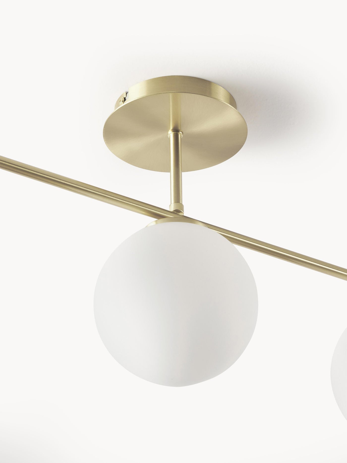 Opal Glass Ceiling Lamp Atlanta - White, Ø 15 cm (2)