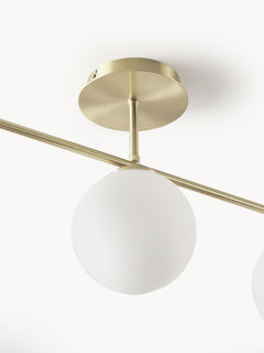 Opal Glass Ceiling Lamp Atlanta - White, Ø 15 cm (2)