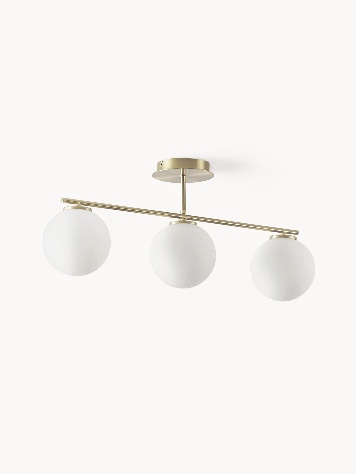 Opal Glass Ceiling Lamp Atlanta - White, Ø 15 cm (2)