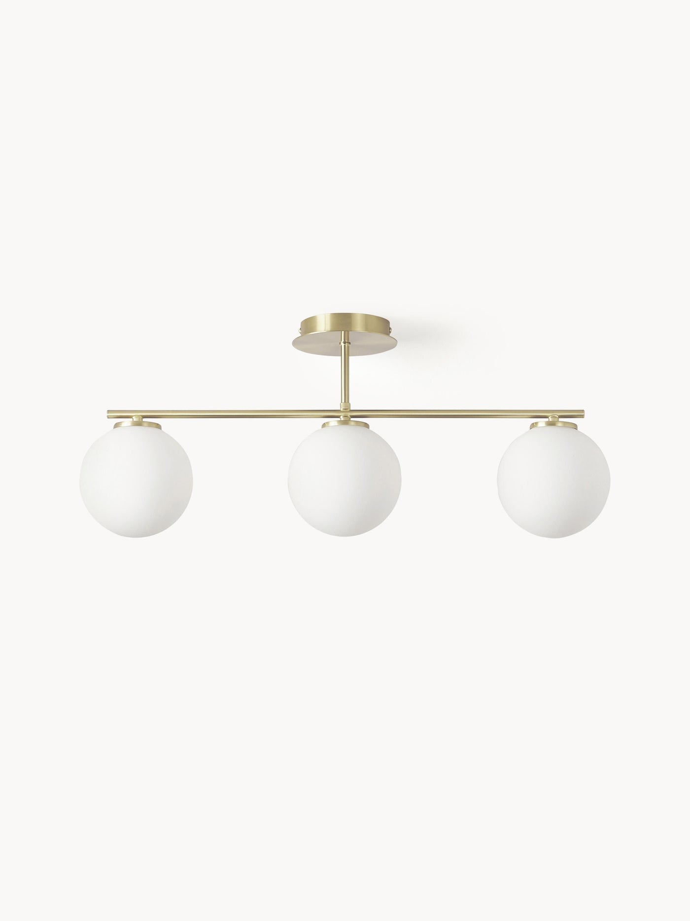 Opal Glass Ceiling Lamp Atlanta - White, Ø 15 cm (2)