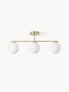 Opal Glass Ceiling Lamp Atlanta - White, Ø 15 cm (2)