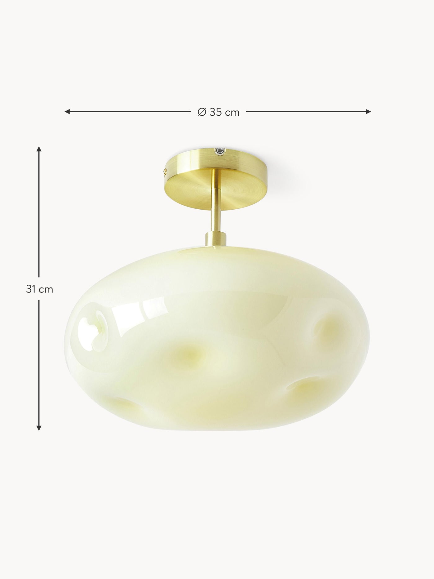 Opal Glass Ceiling Lamp Josie