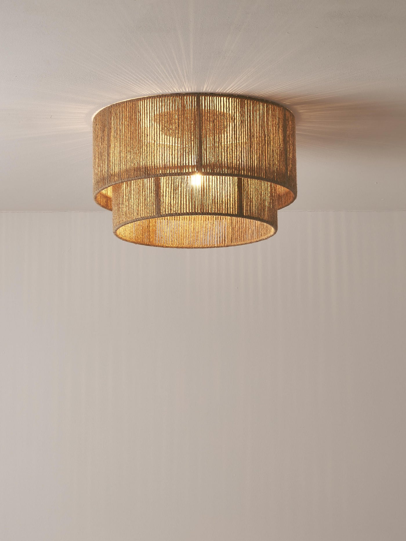 Jute Ceiling Lamp Cecillia