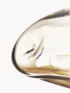 Glass Ceiling Lamp Amora - Gold Coloured, Brushed