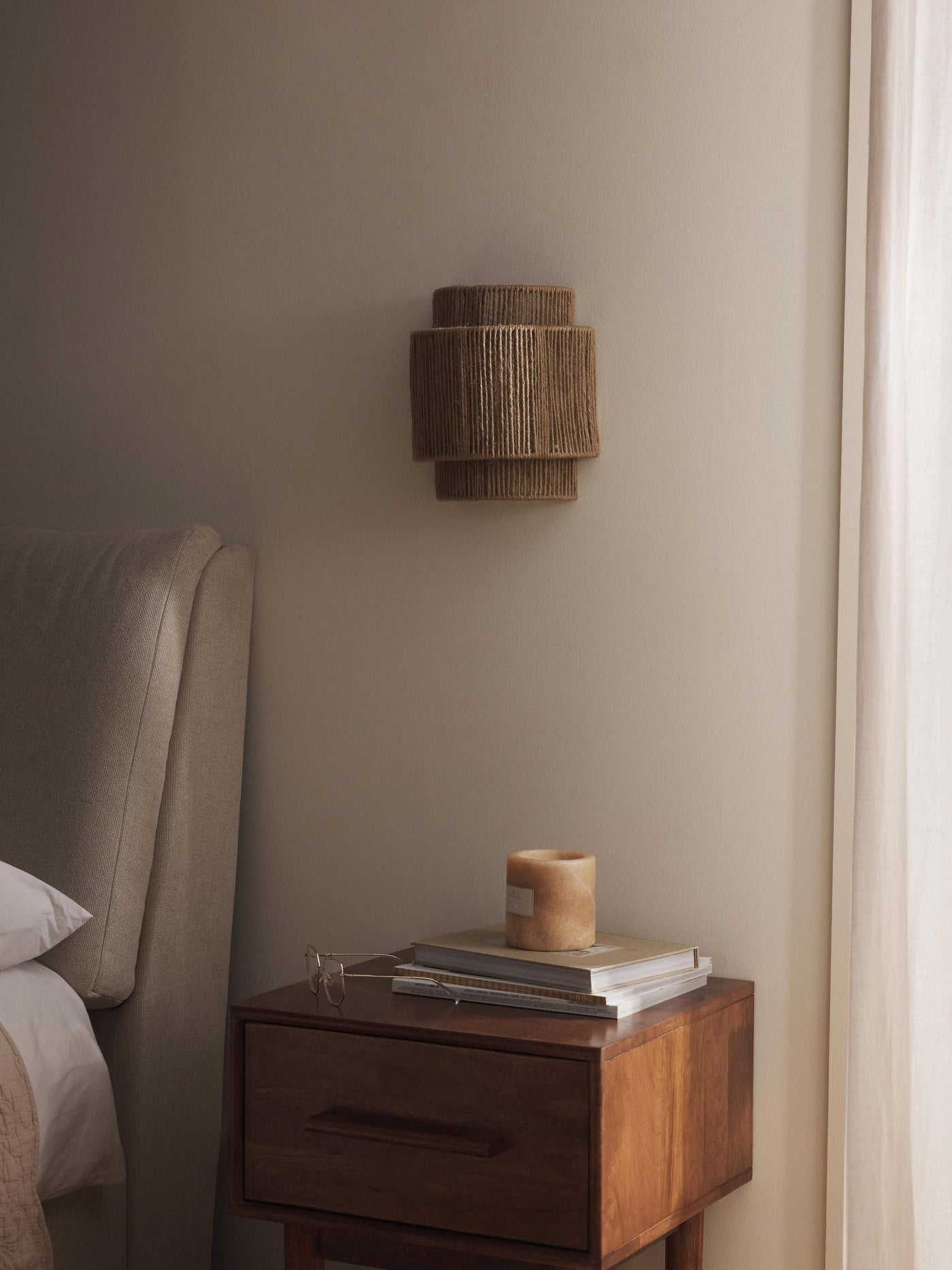 Jute Wall Lamp Cecillia