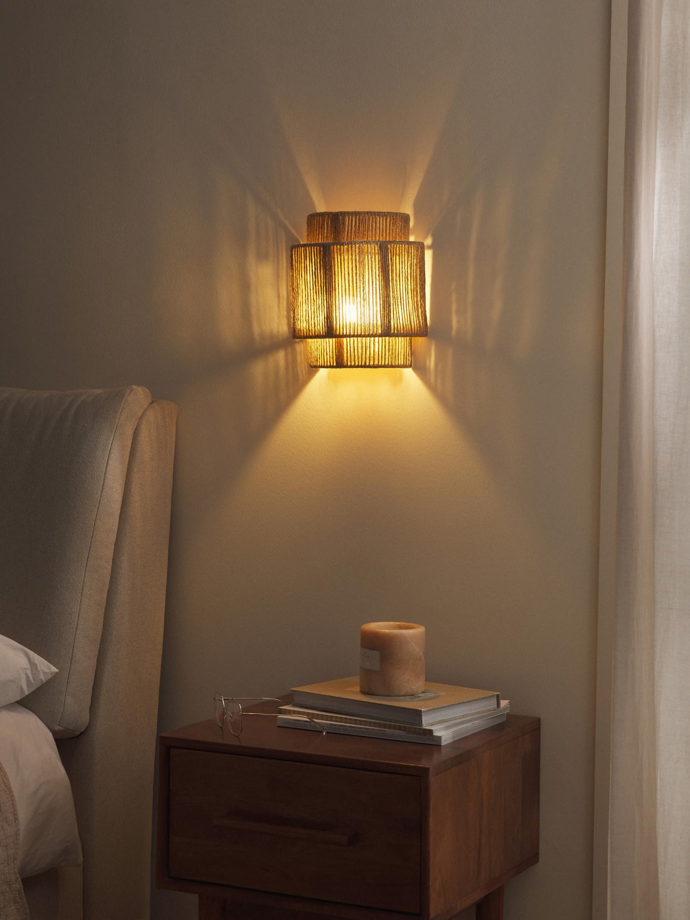 Jute Wall Lamp Cecillia