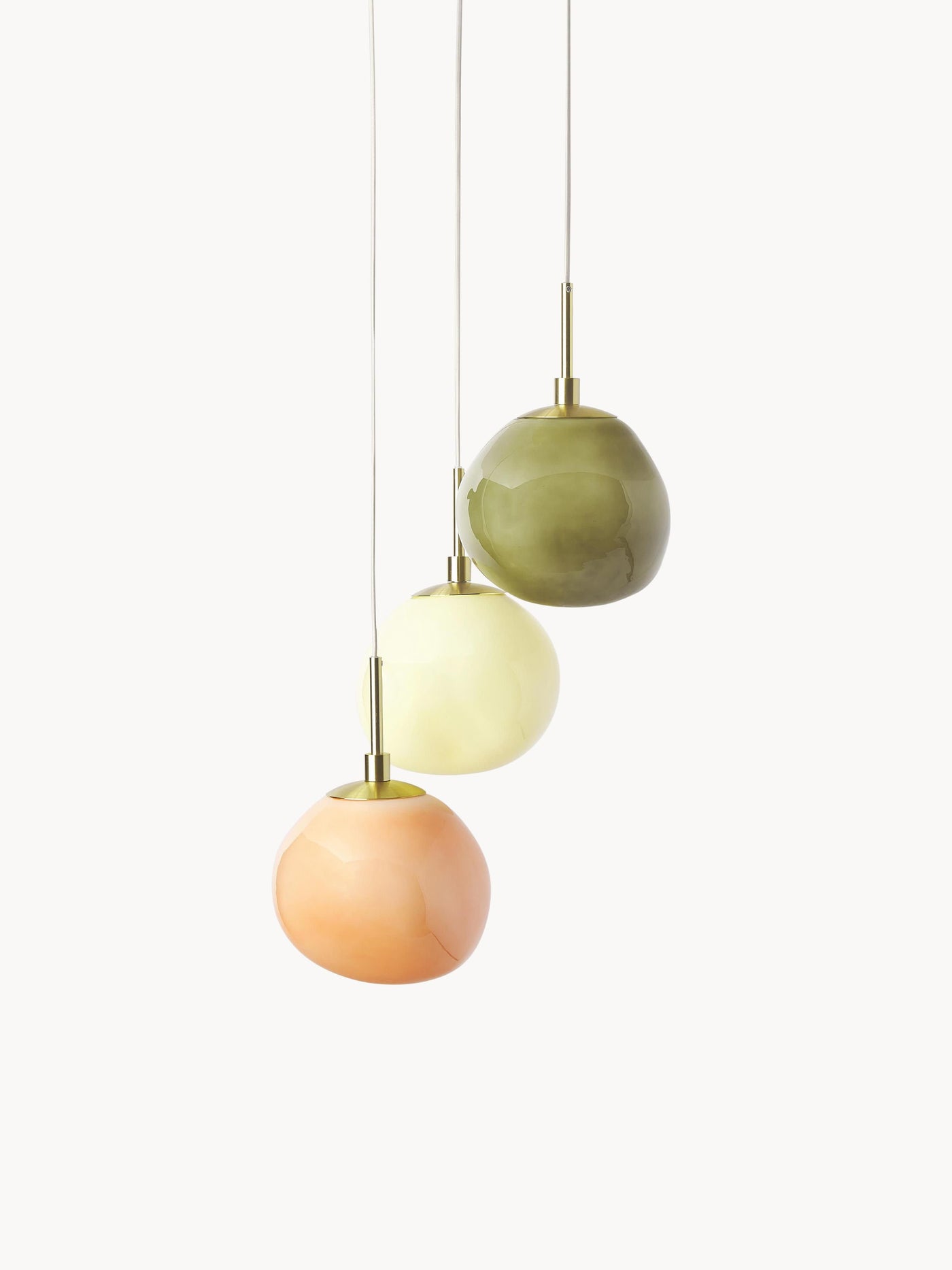 Opal Glass Cluster Pendant Light Josie