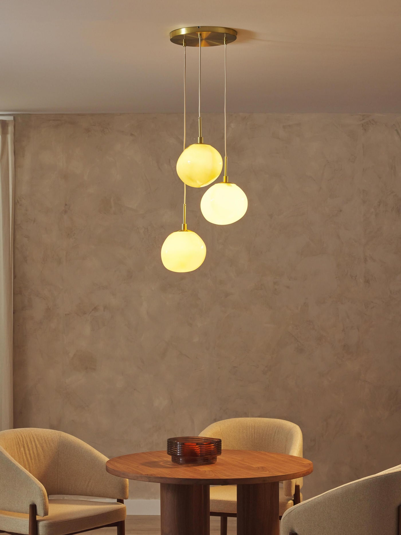 Opal Glass Cluster Pendant Light Josie