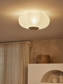 Rice Paper Design Ceiling Lamp Misaki