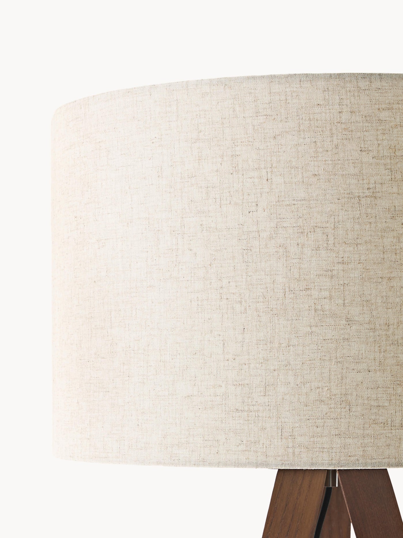 Solid Wood Tripod Floor Lamp Jake - Beige