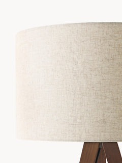 Solid Wood Tripod Floor Lamp Jake - Beige