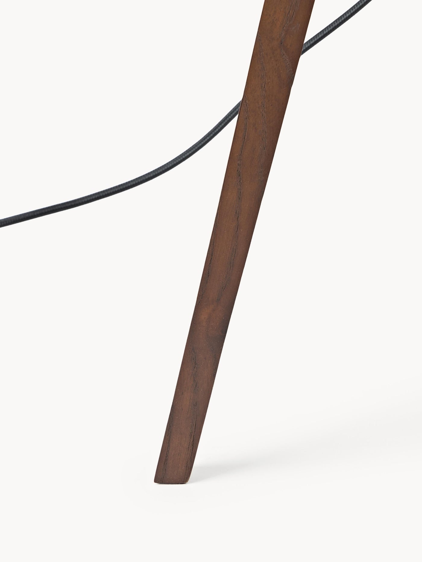 Solid Wood Tripod Floor Lamp Jake - Beige