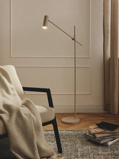 Reading Lamp Cassandra - Matte Beige