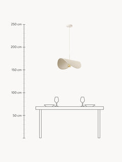 Linen Design Pendant Light Kenzie
