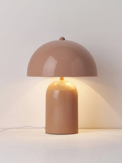 Small Retro Table Lamp Walter, H 34 cm - White, Ø 25 cm (2)