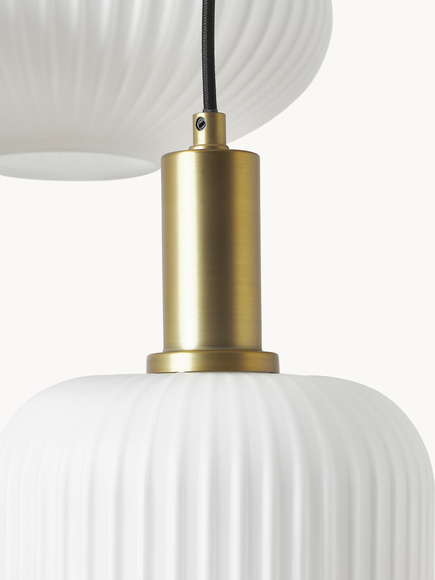 Opal Glass Cluster Pendant Light Candela - White