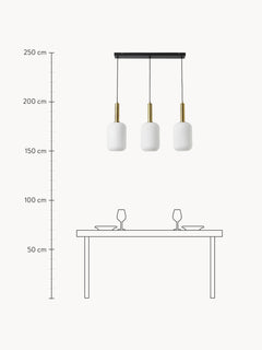 Opal Glass Pendant Light Candela