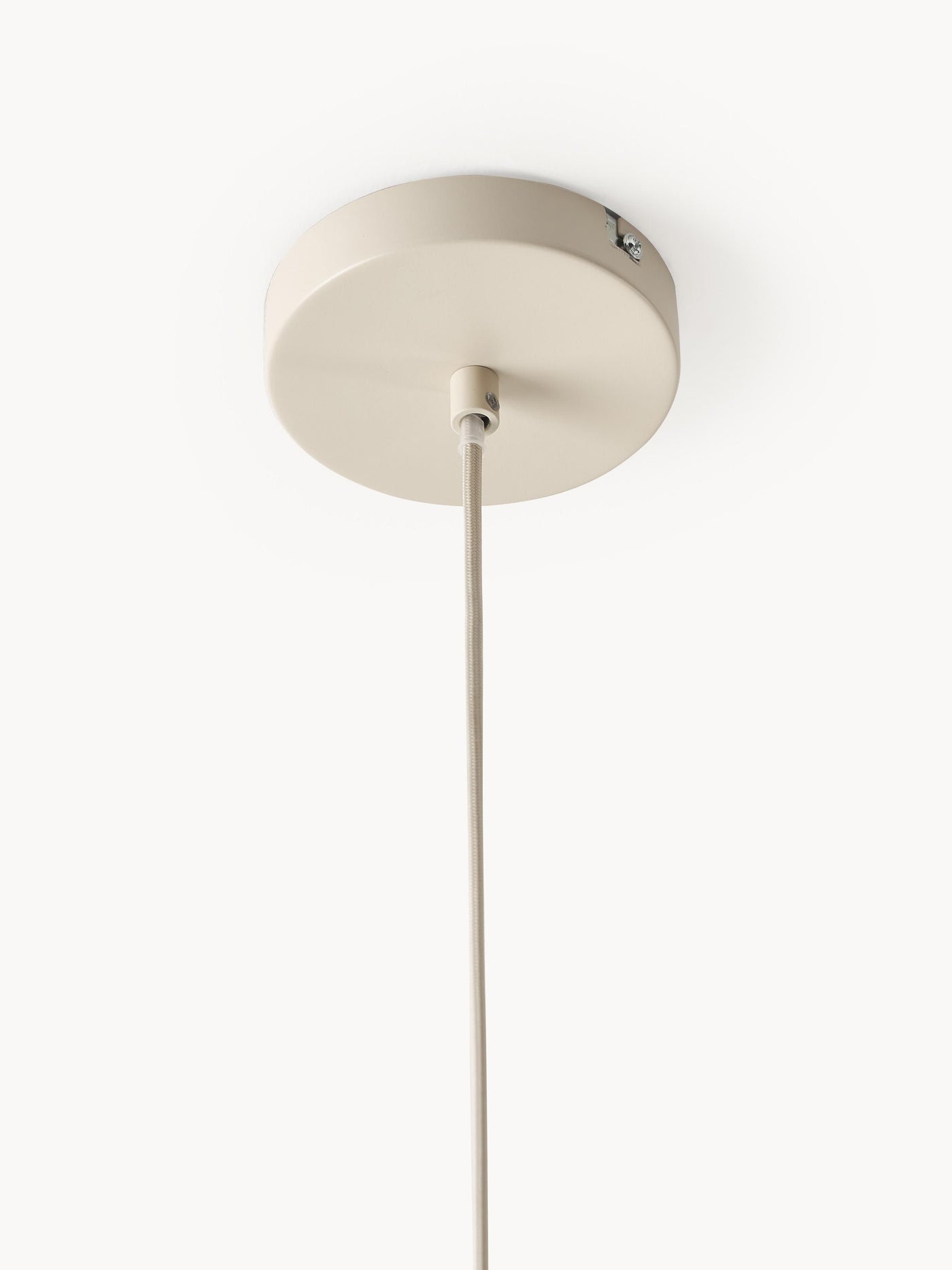 Large Linen Thread Pendant Light Lace - Beige