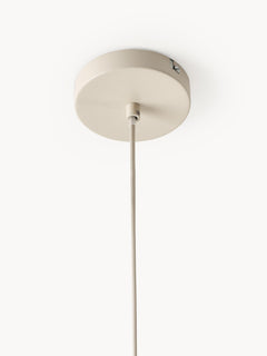 Large Linen Thread Pendant Light Lace - Beige