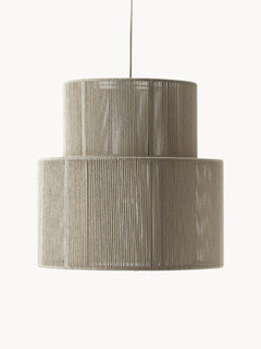 Linen Thread Pendant Light Lace - Beige