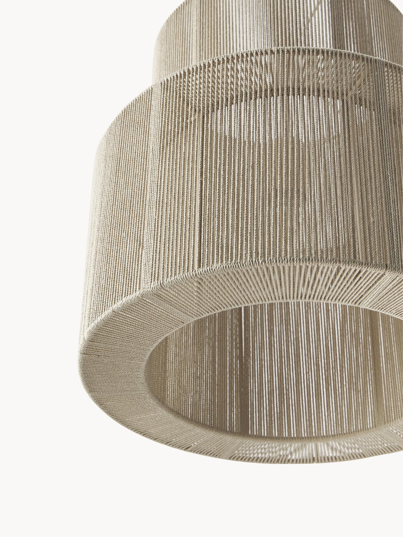 Linen Thread Pendant Light Lace - Beige
