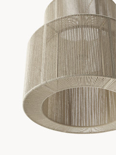 Linen Thread Pendant Light Lace - Beige