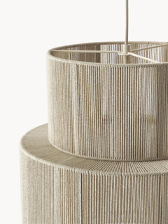 Linen Thread Pendant Light Lace - Beige