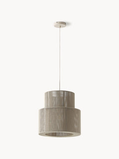 Linen Thread Pendant Light Lace - Beige