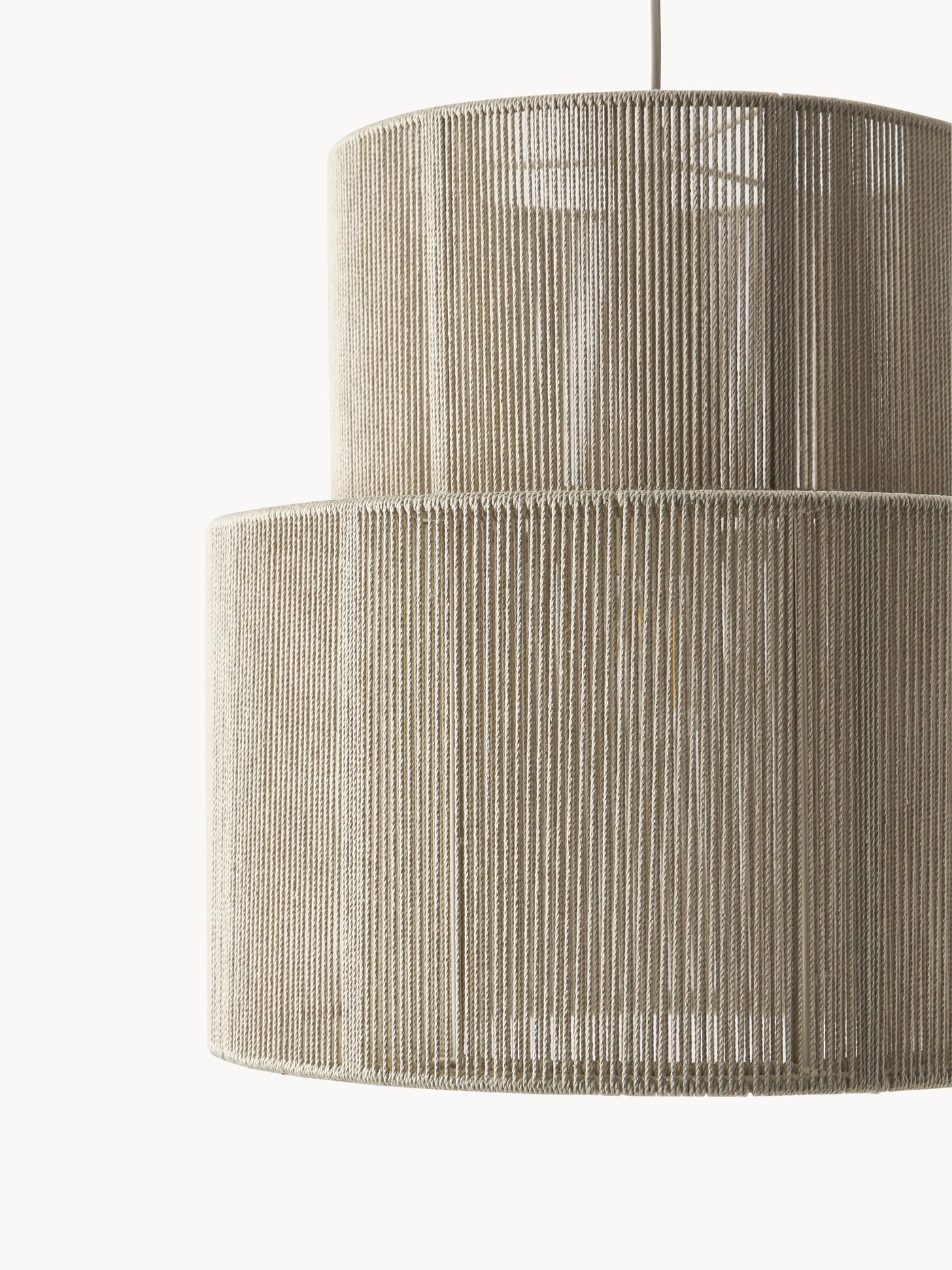 Linen Thread Pendant Light Lace - Beige