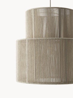 Linen Thread Pendant Light Lace - Beige