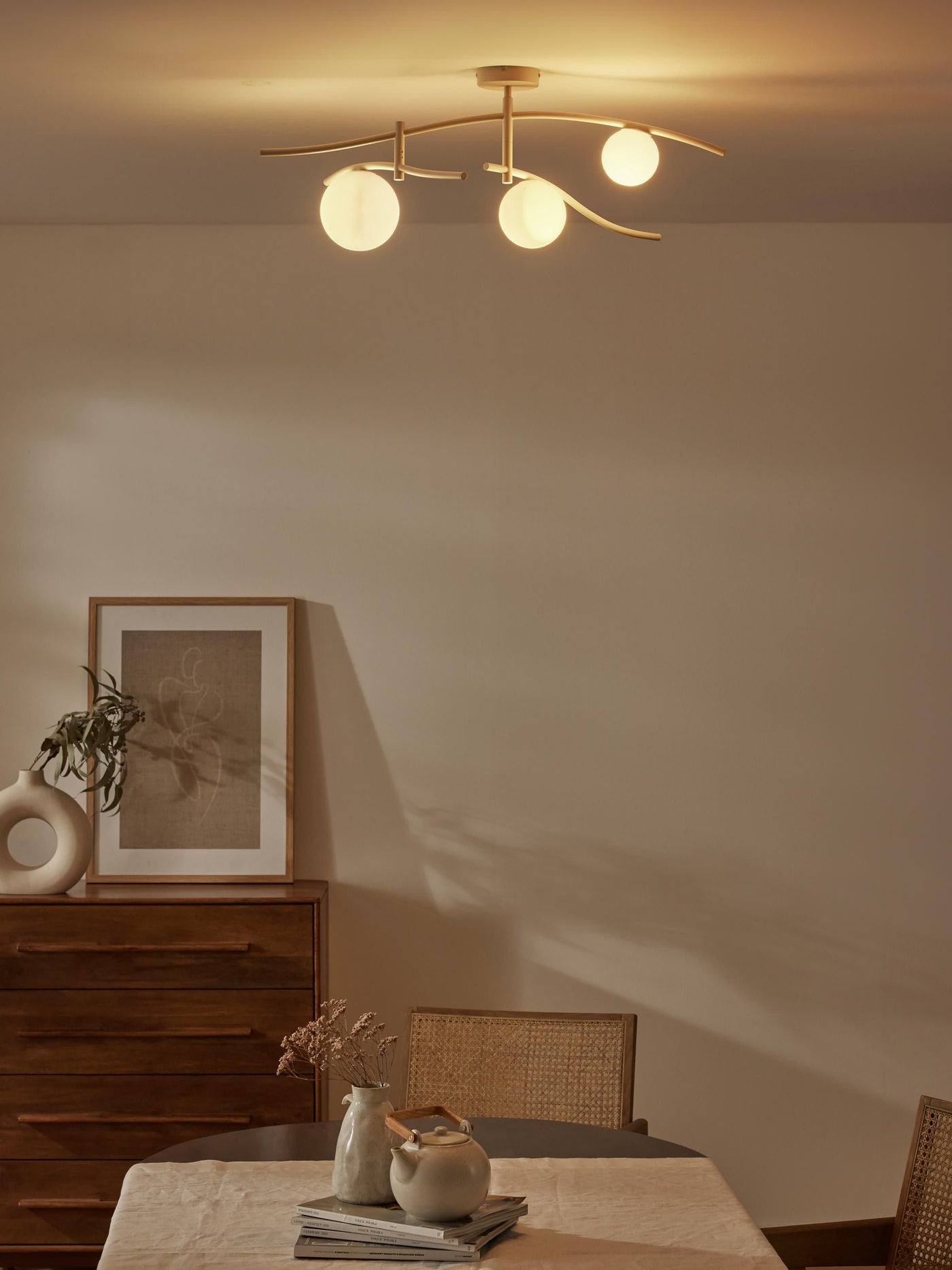 Large Ceiling Lamp Nebo - White