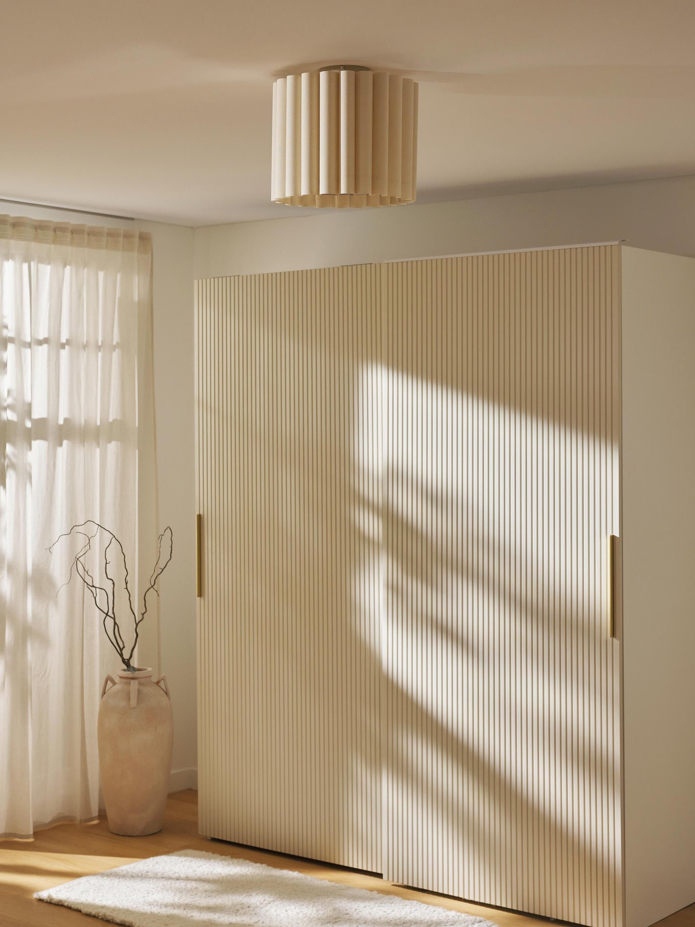 Linen Ceiling Lamp Lucina