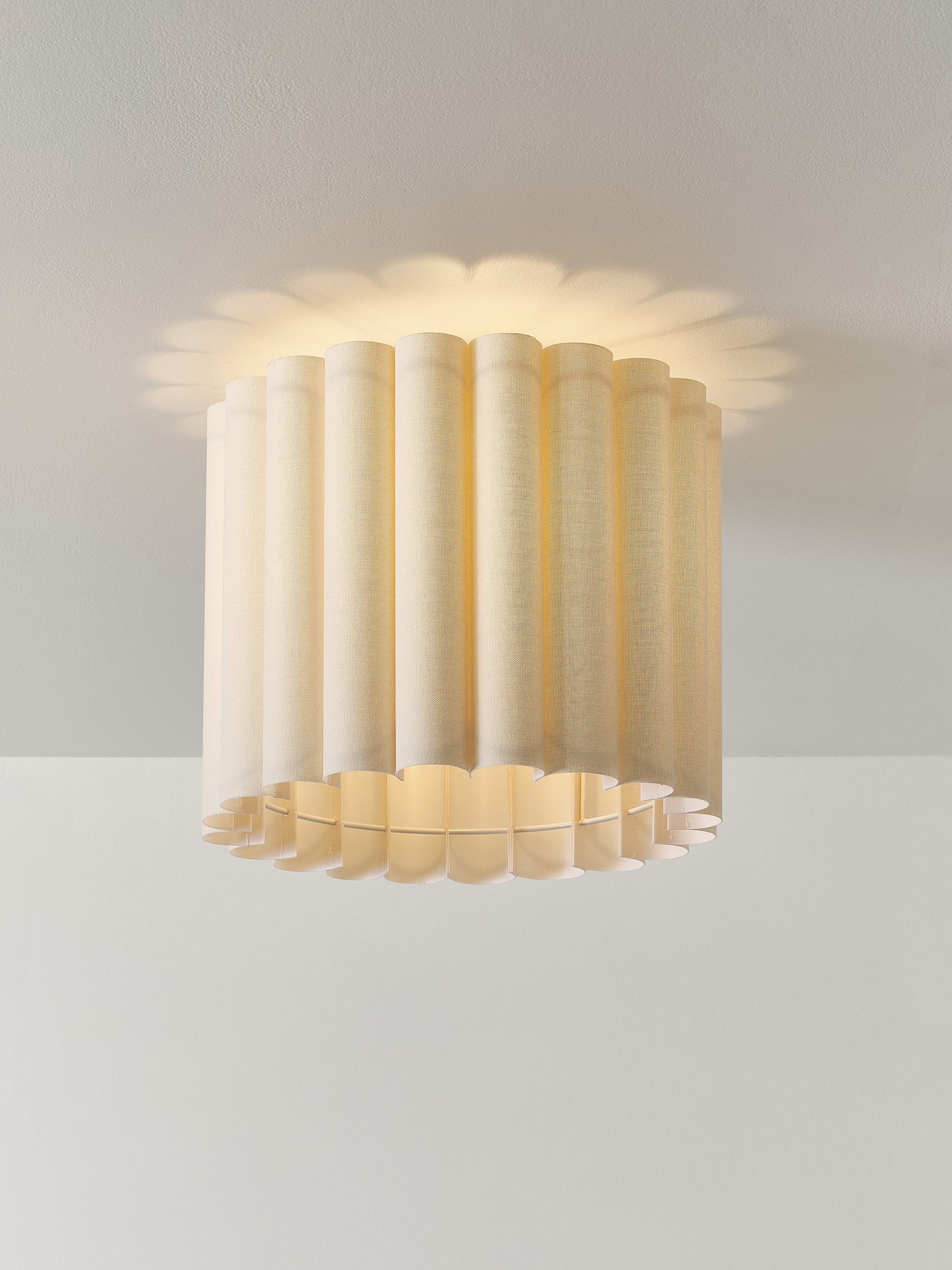 Linen Ceiling Lamp Lucina