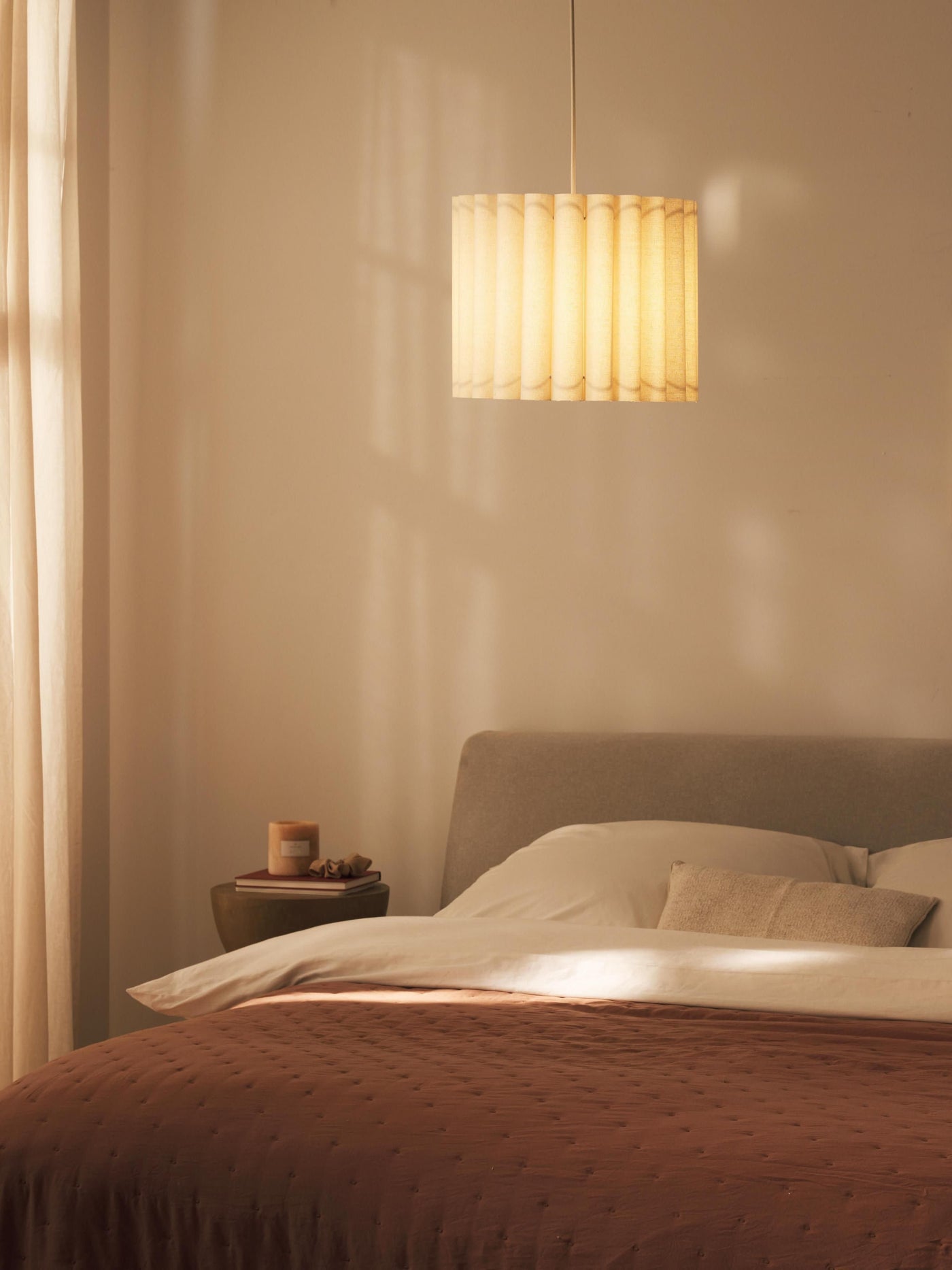 Linen Pendant Light Lucina