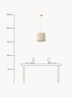 Linen Pendant Light Lucina