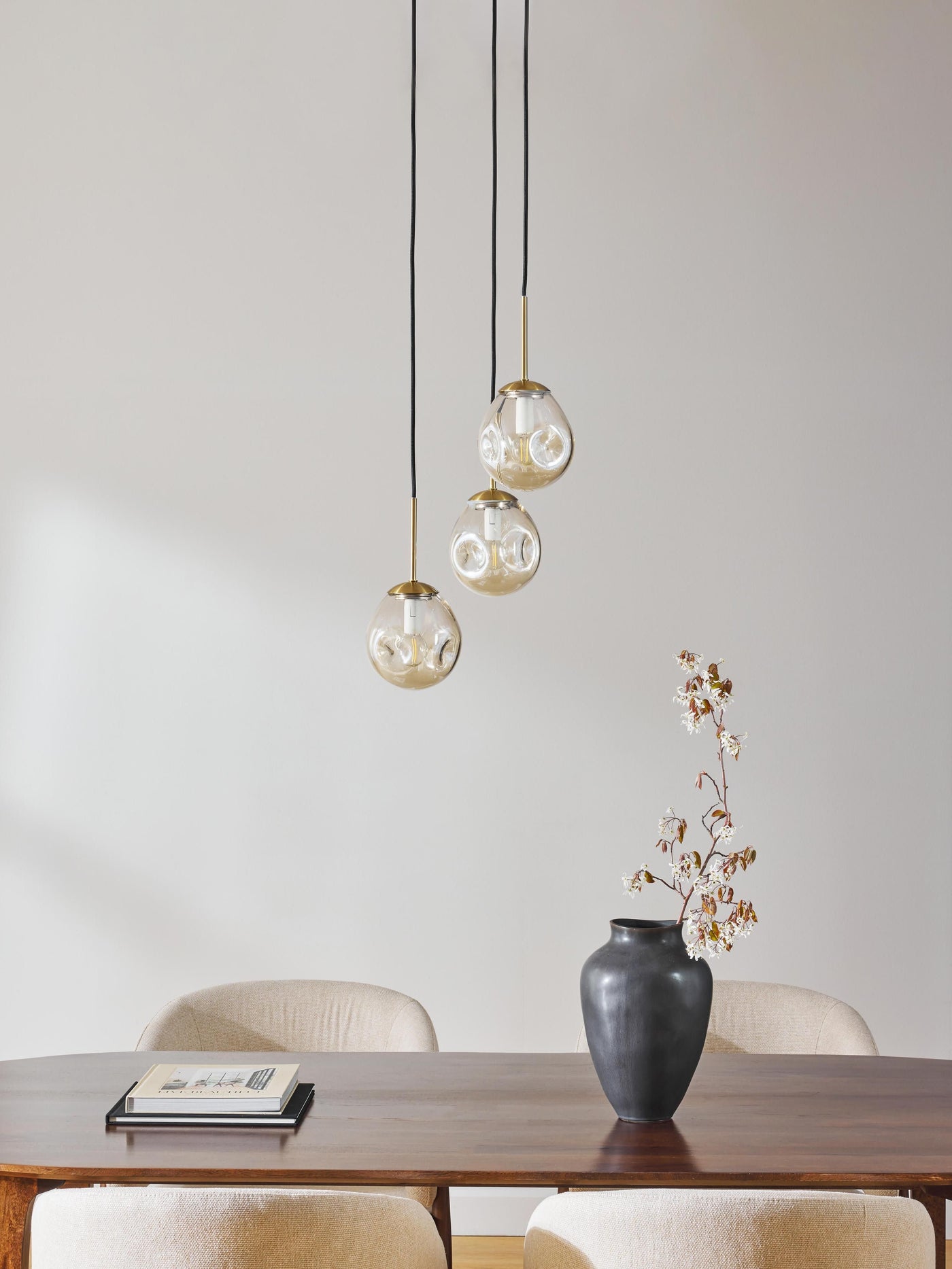 Glass Cluster Pendant Light Amora