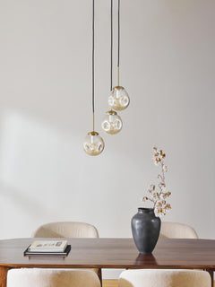 Glass Cluster Pendant Light Amora