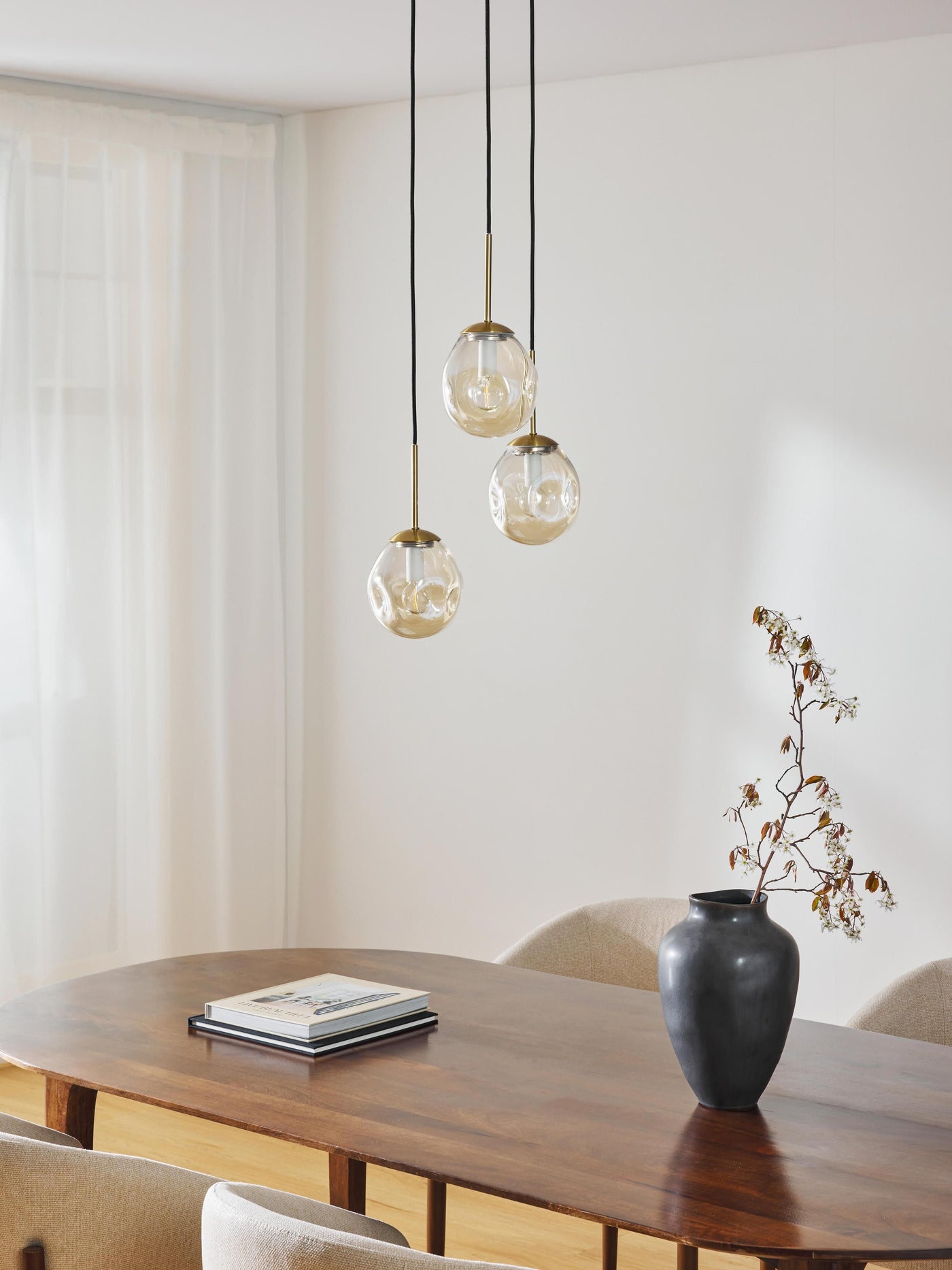 Glass Cluster Pendant Light Amora